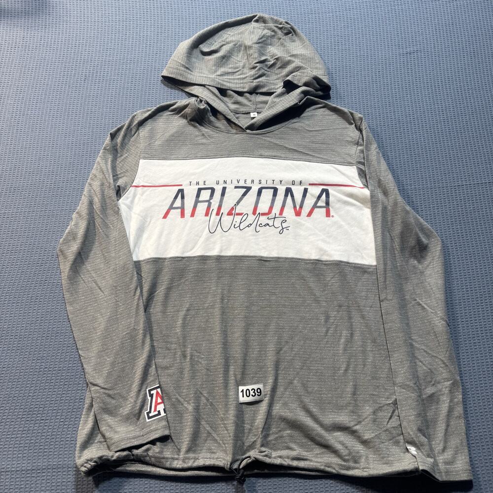 ARIZONA WILD CATS MEN  Gray Hoodie Sz‎ M Pre owned Excellent